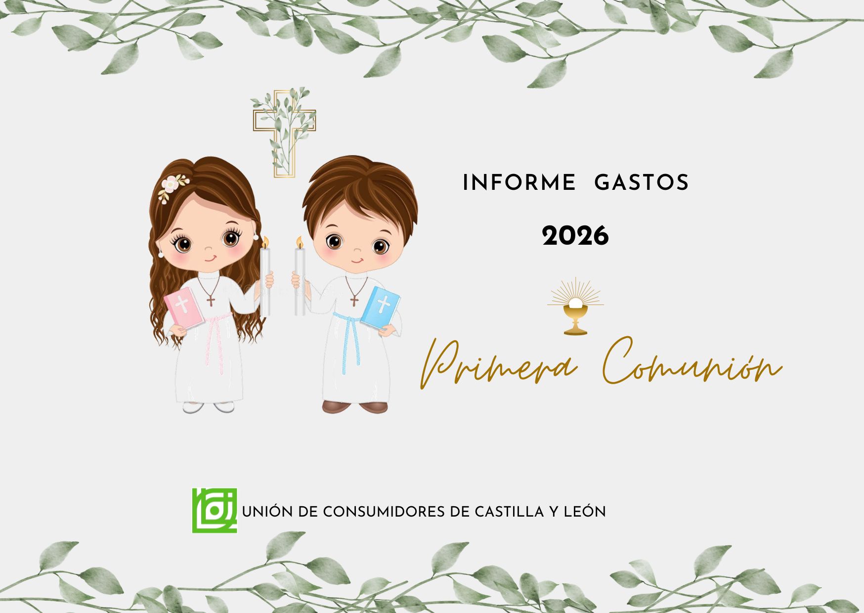 INFORME GASTOS PRIMERA COMUNION PARA 2026